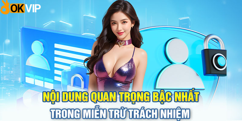 Nội dung quan trọng bậc nhất trong miễn trừ trách nhiệm